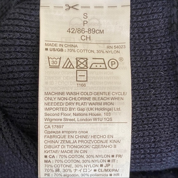 NWT Navy Banana Republic Sweater Dress, Size Small - Picture 4 of 15